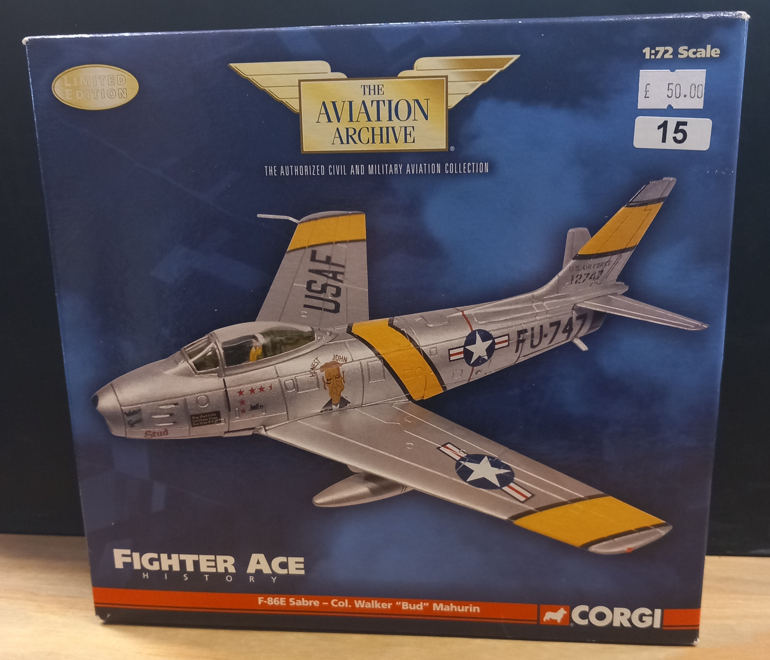 Corgi US35804 F-86E Sabre, Col. Walker "Bud" Mahurin