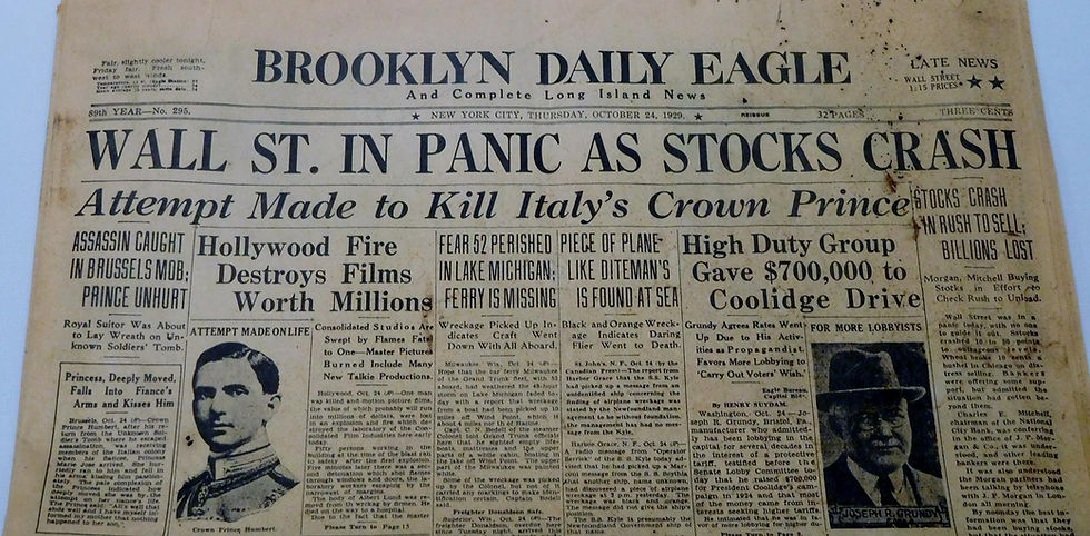 Panic, greed and the end of days