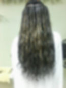 Megahair na técnica nó italiano