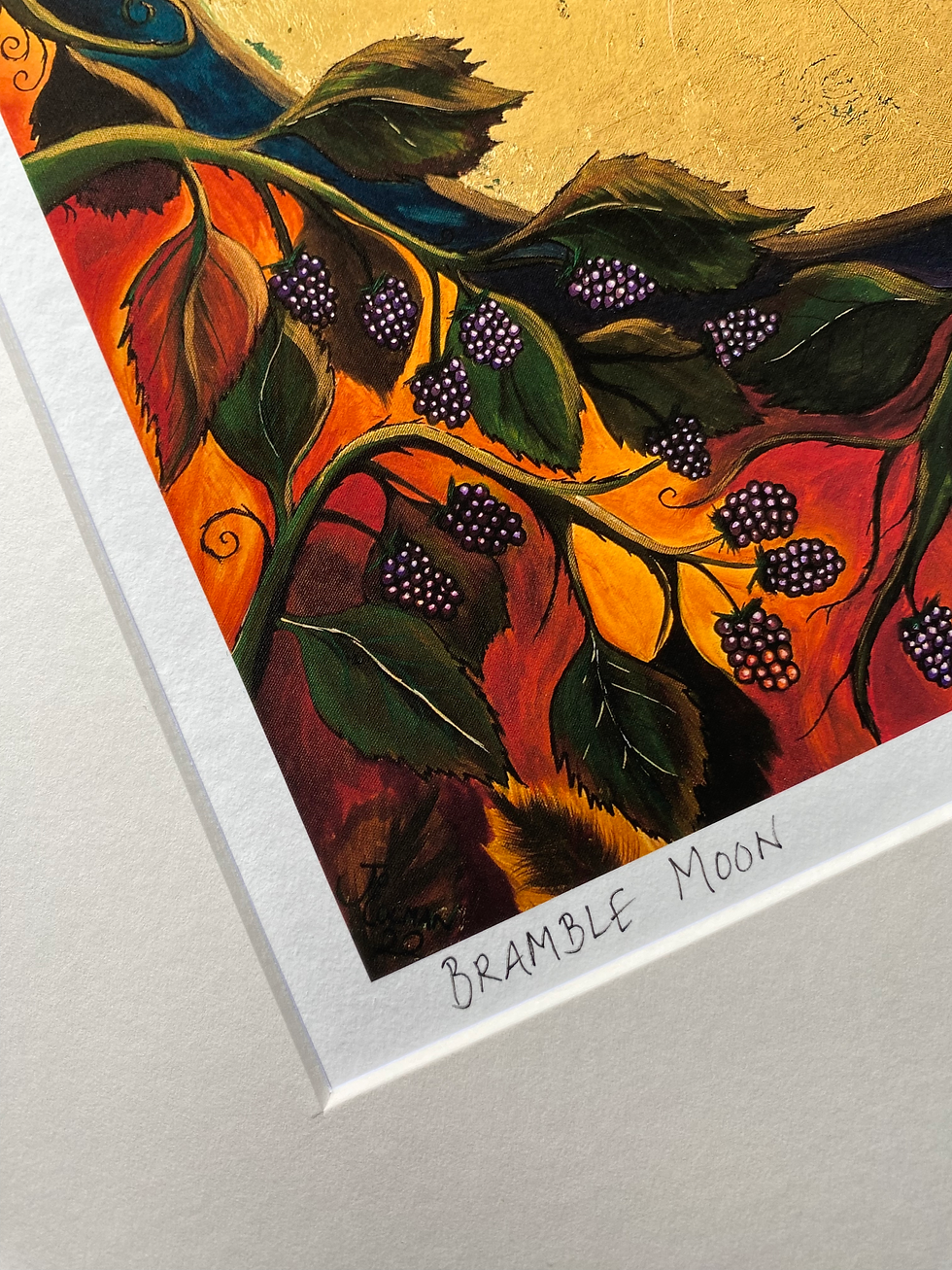 Thumbnail: Mounted Print- Bramble Moon