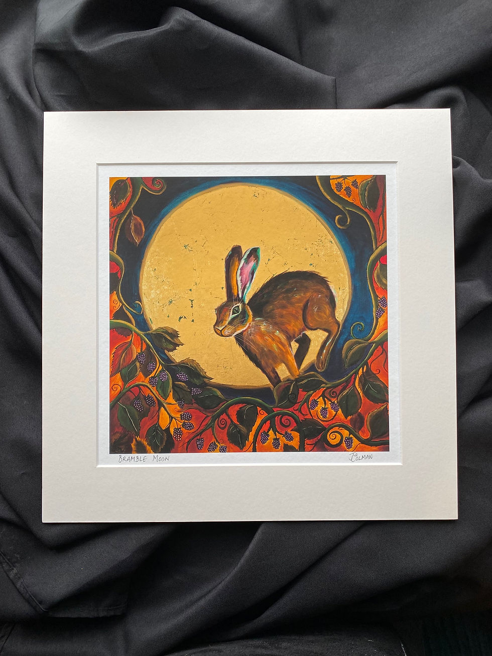 Thumbnail: Mounted Print- Bramble Moon