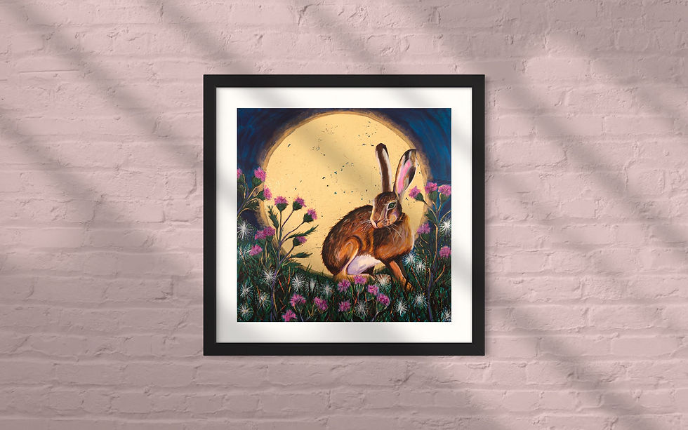 Thumbnail: Mounted Print- Passing time...