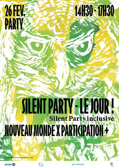 Affiche silent party - Le Jour !