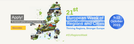 21. Avrupa Bölgeler ve Şehirler Haftası için kayıtlar başladı