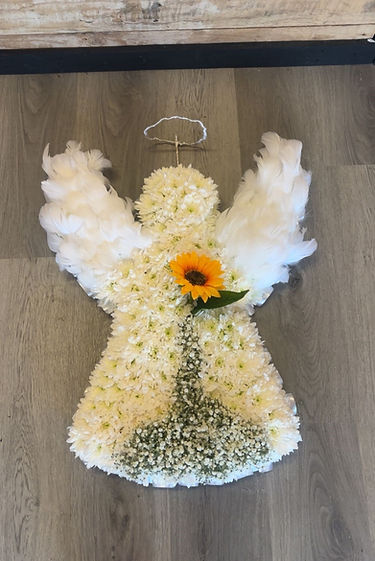 angel floral tribute funeral