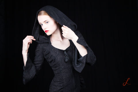 Vivian im Fotostudio.