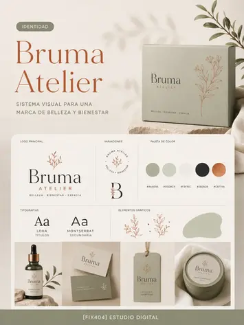 manual de identidad para marca de belleza y bienestar