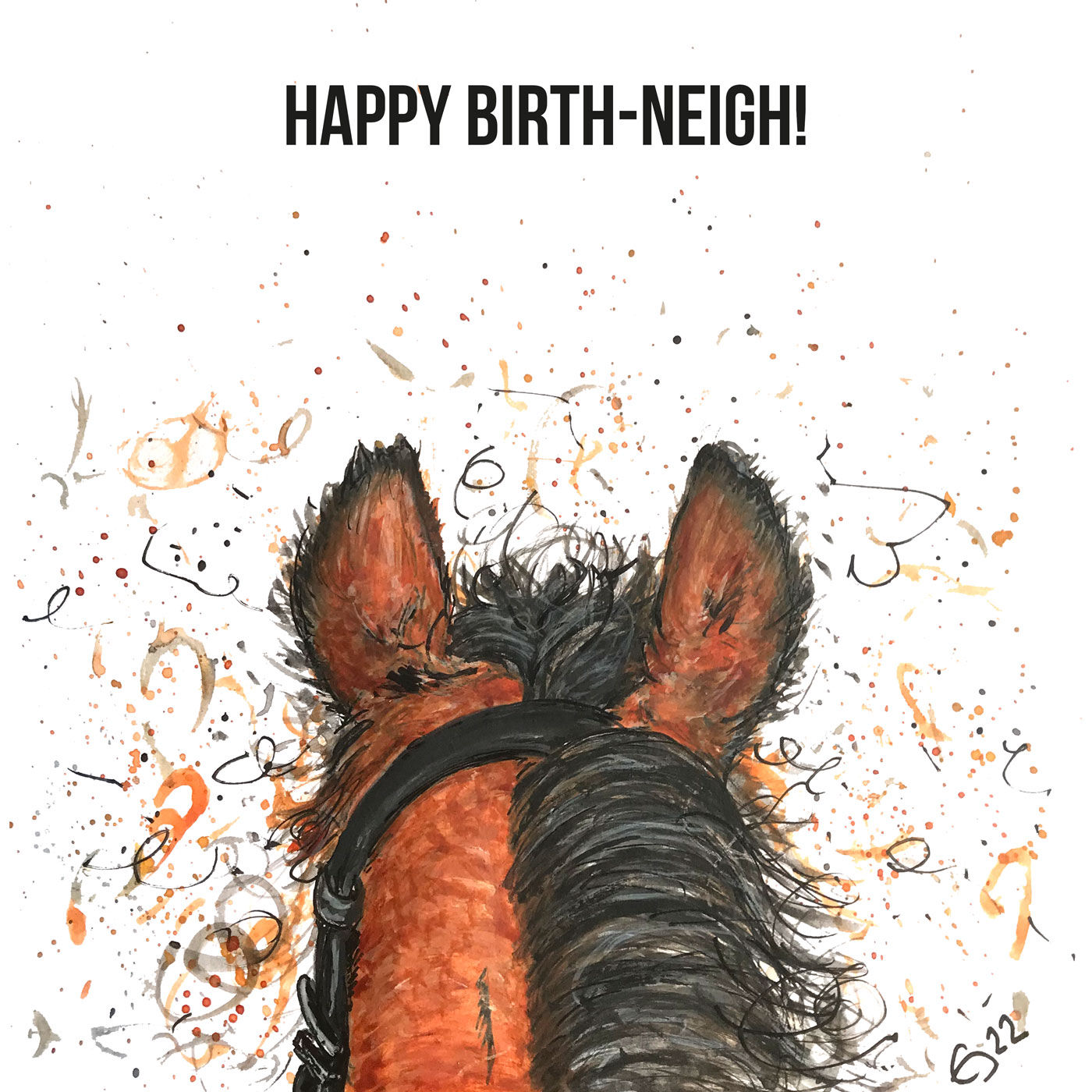 Happy Birth-neigh! Greeting Card