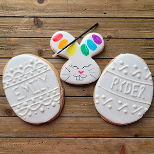 Paint Your Own Personalized Egg Cookie