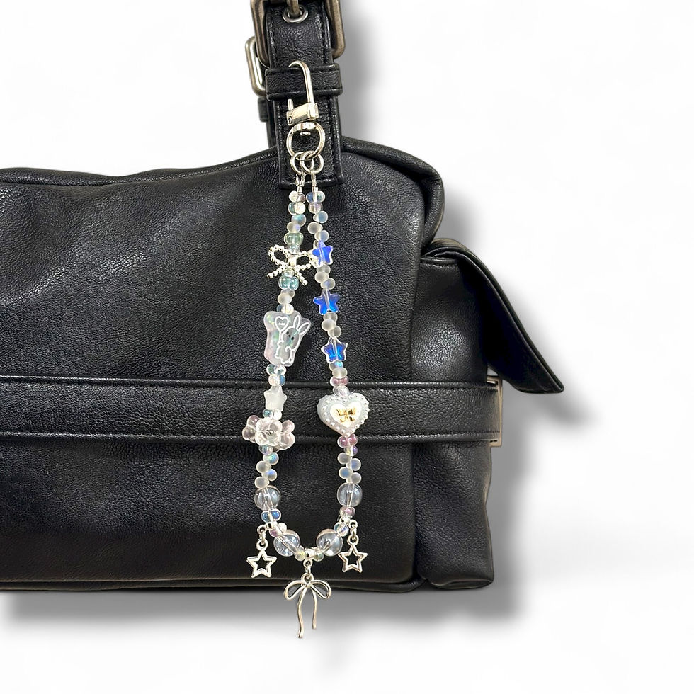 Thumbnail: Bunny Sparkly Phone and Bag Chain 