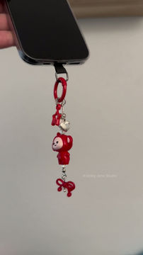 Thumbnail: Teletubbies Keychain Phone Charm – Kawaii Y2K Bag & AirPods Accessory 