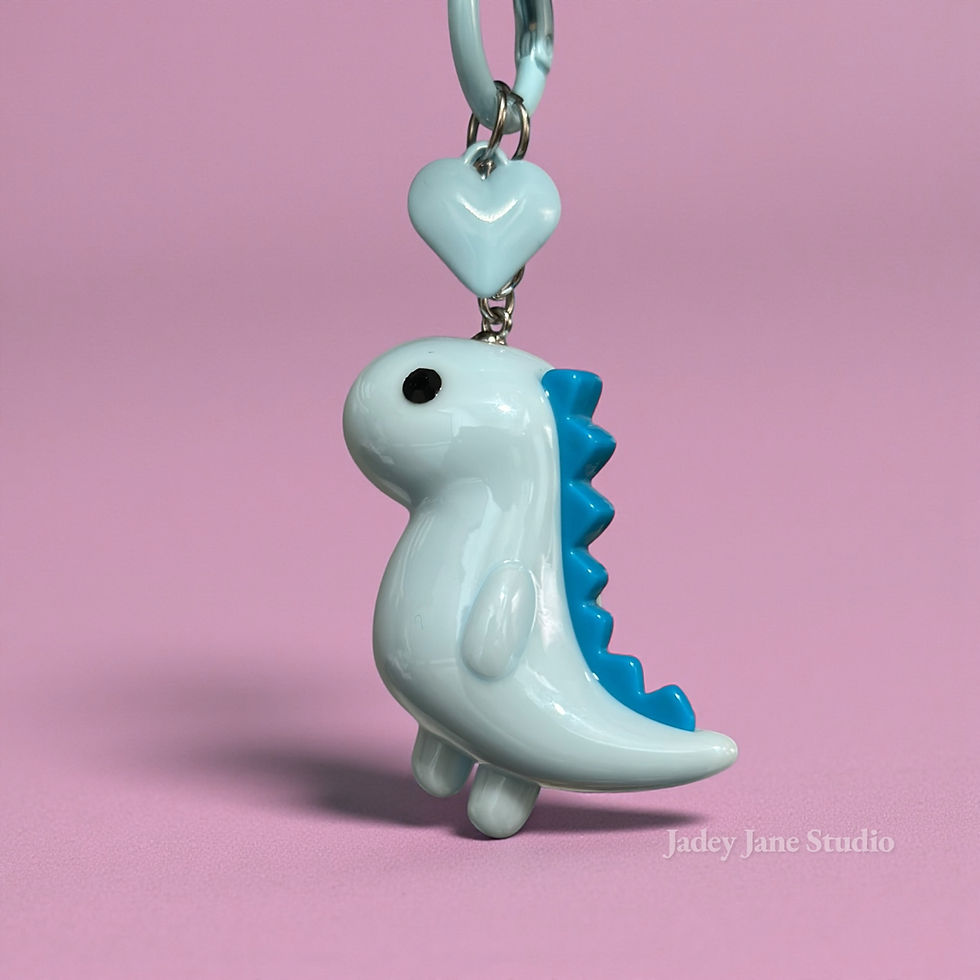 Thumbnail: Chubby T.Rex Dinosaur keychain 