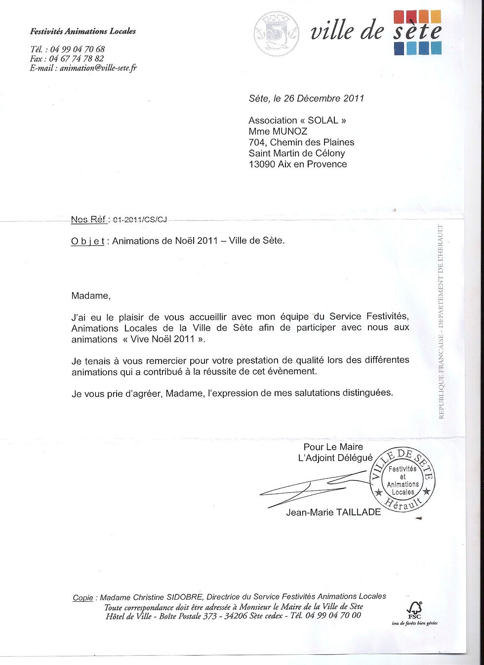 LIVRE D'OR SETE