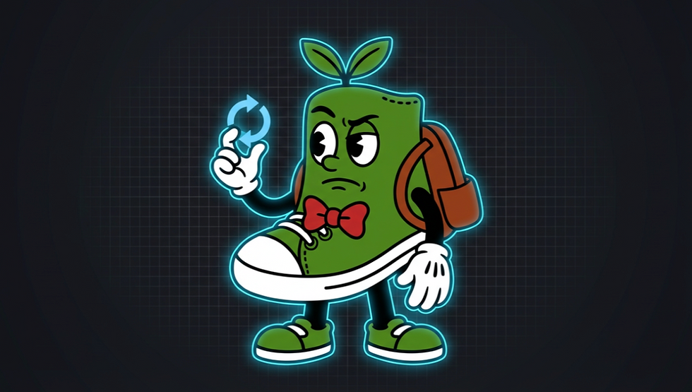 Sneakster Mascot for Funds2Orgs.com