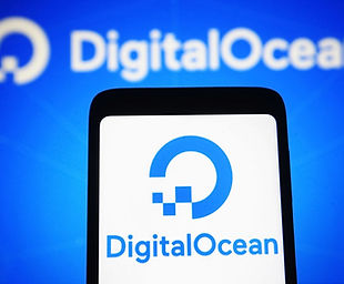 DigitalOcean-logo op een smartphone
