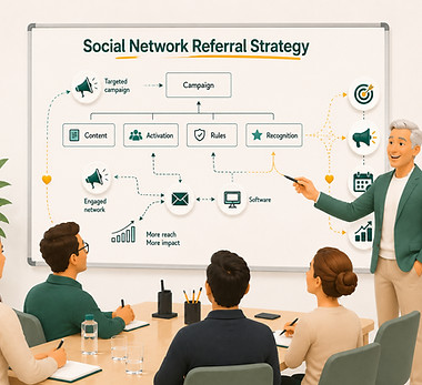 Our approach to social referral network strategy