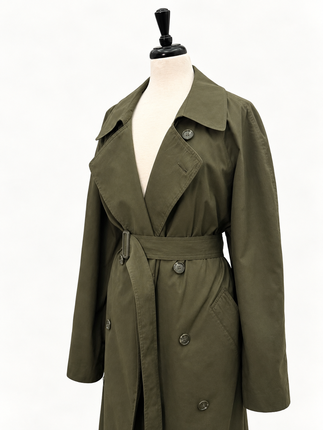 London Fog Olive Trench Coat