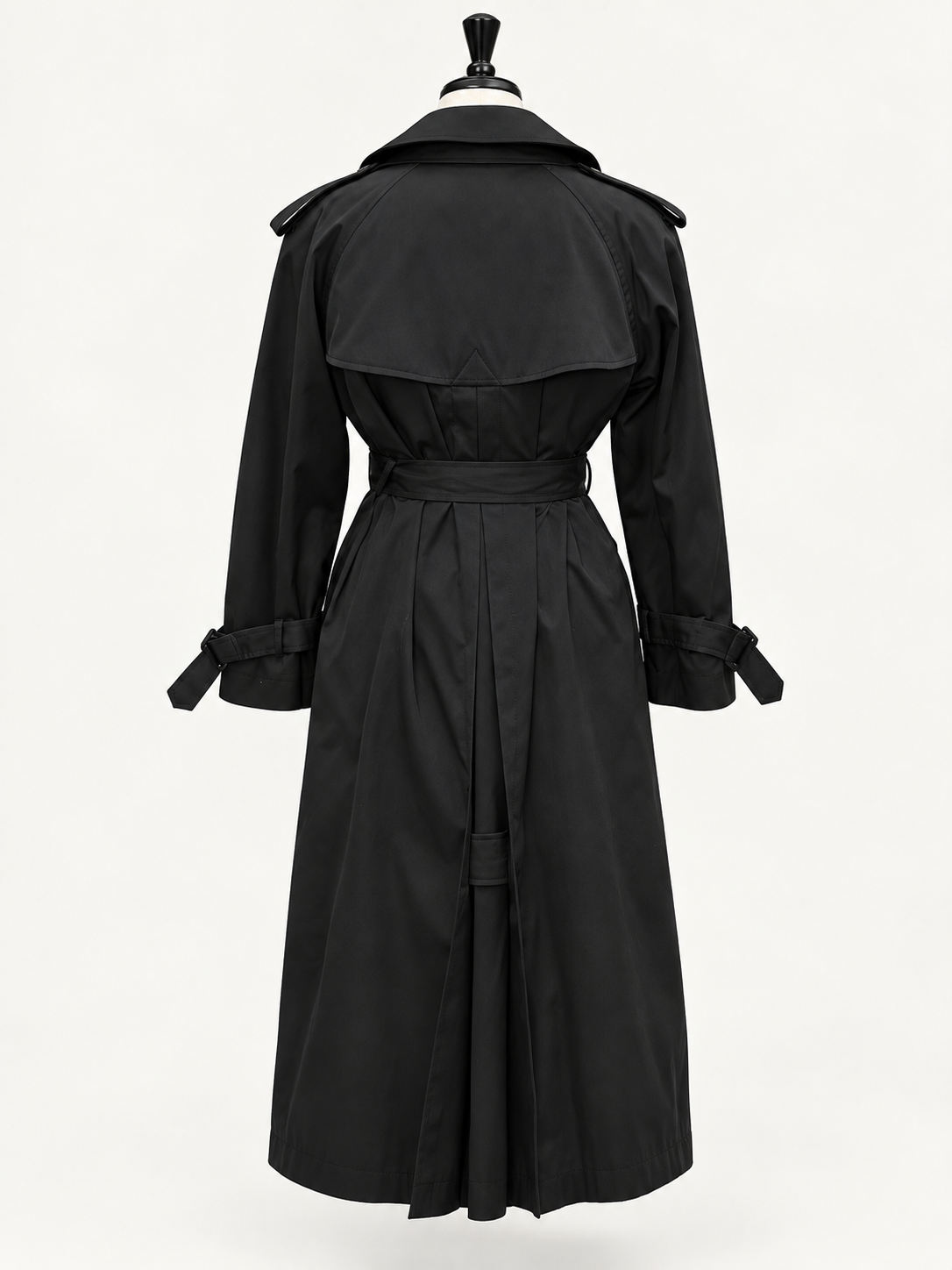 Charles Klein Vintage Black Trench Coat