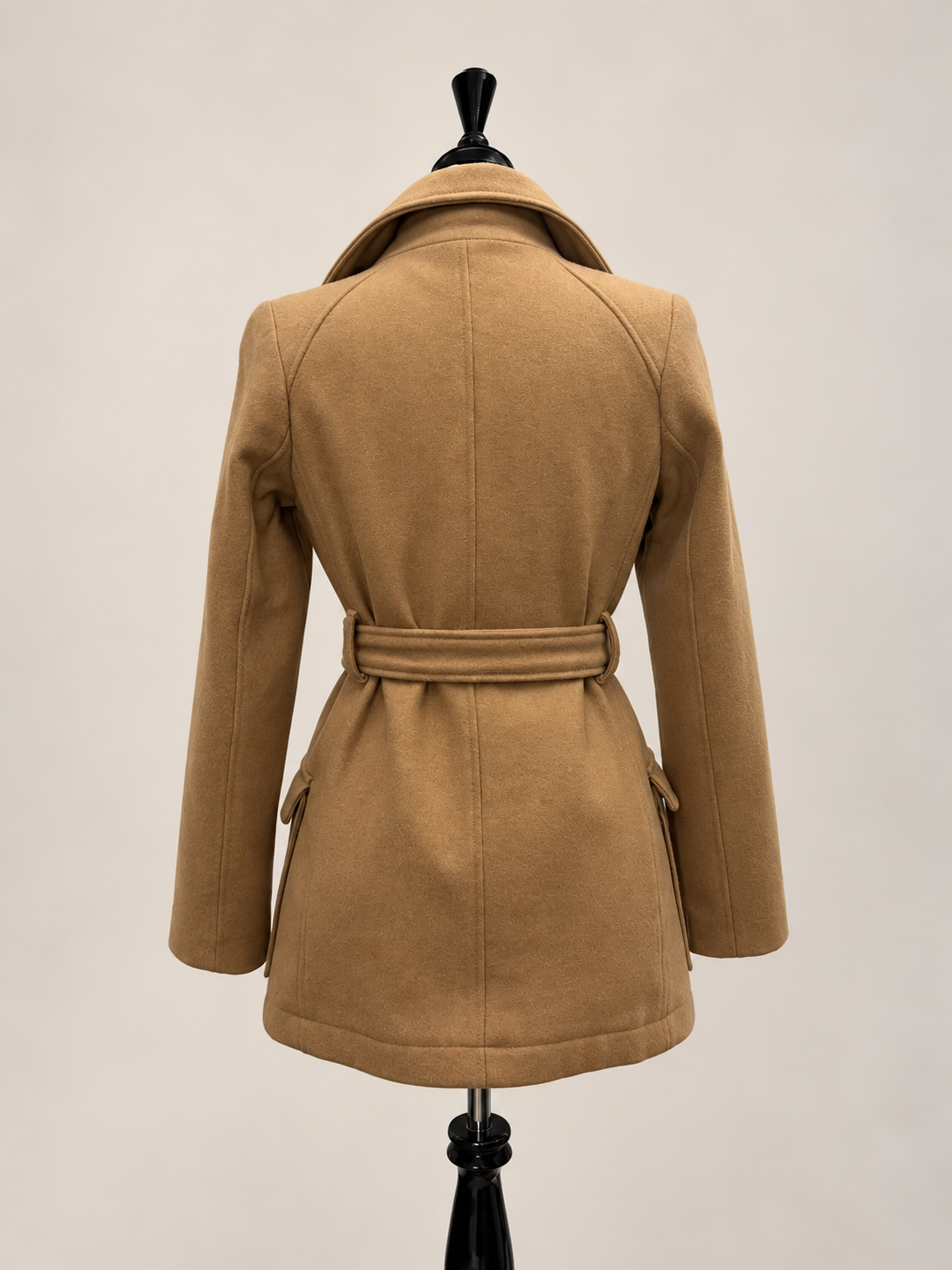 Old Navy Camel Wool-Blend Belted Coat