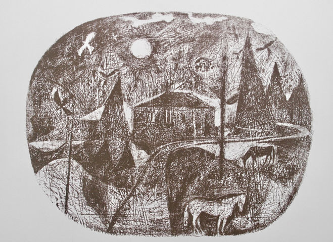 Romanian Landscape, 17/50, screen-print - £320, Charles Shearer, print 