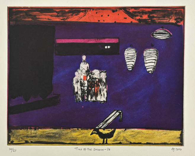 Andrzej Jackowski, Time of the Dream (26), 2014, 14/25, etching, print