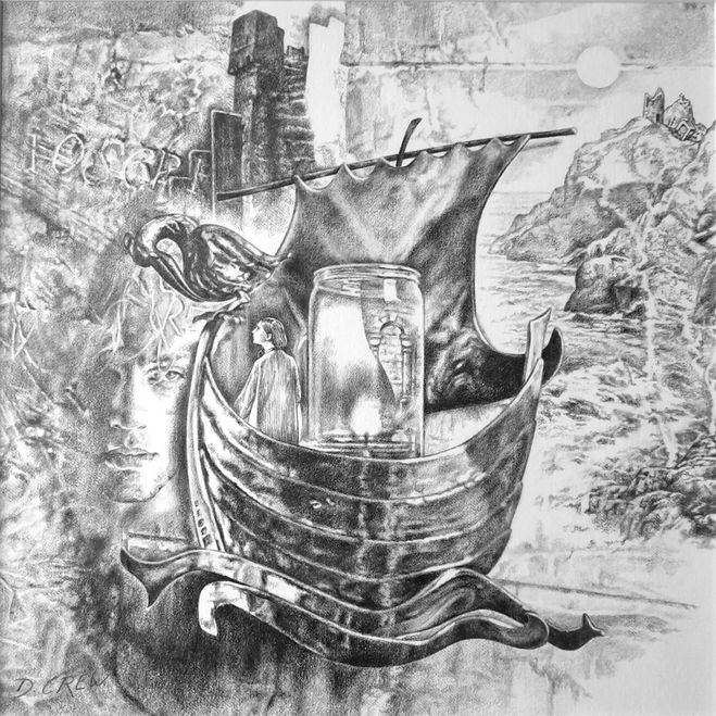 David Crew, The Silver Ship, Scene Change, pencil