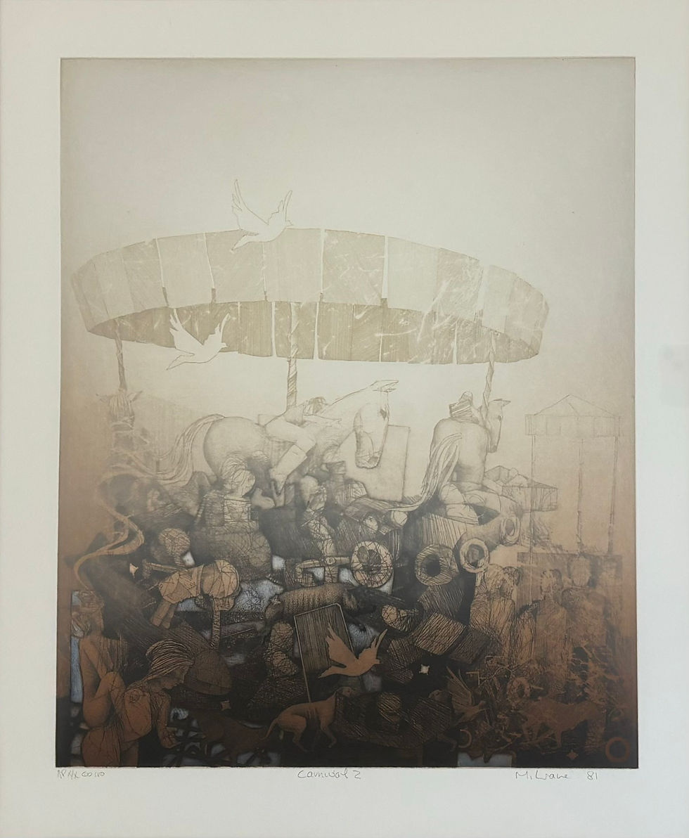 Martin Ware, Carousel 2, limited edition print A/P X/X