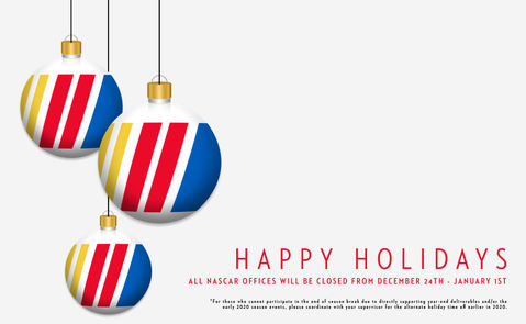NASCAR Holiday Card
