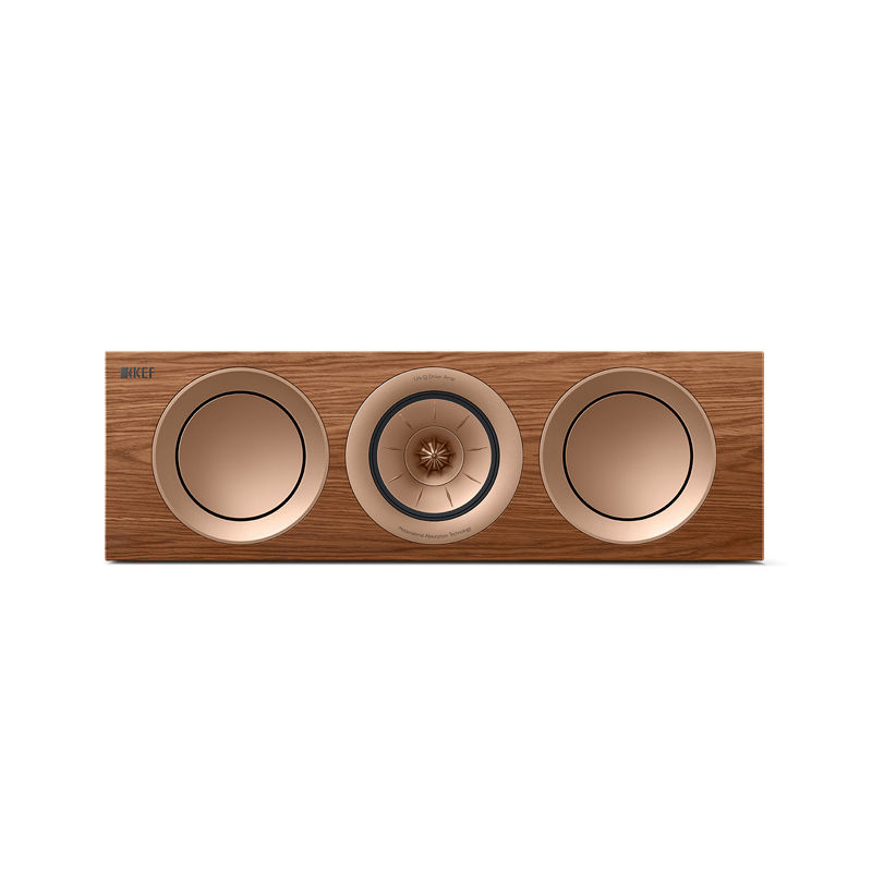 KEF R2 Meta centralni Hi-Fi zvočnik Oreh