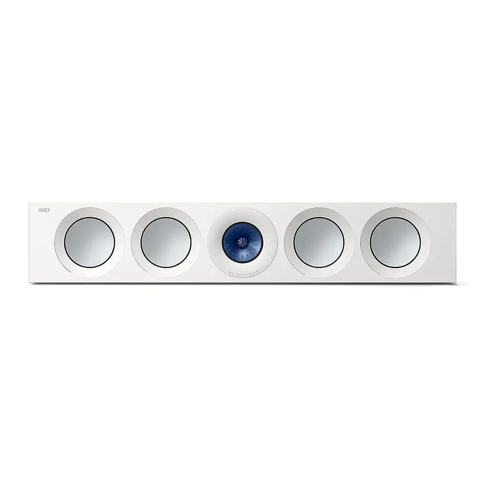 KEF Reference 4c Meta centralni Hi-Fi zvočnik Visoki sijaj bela / Modra