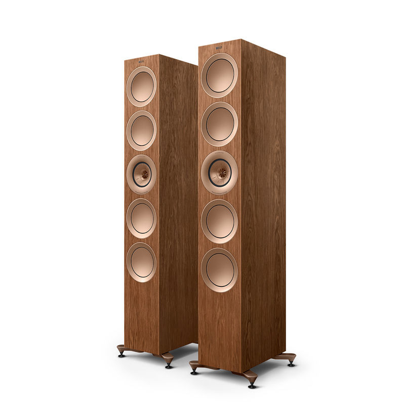 KEF R11 Meta samostoječi Hi-Fi zvočniki Oreh