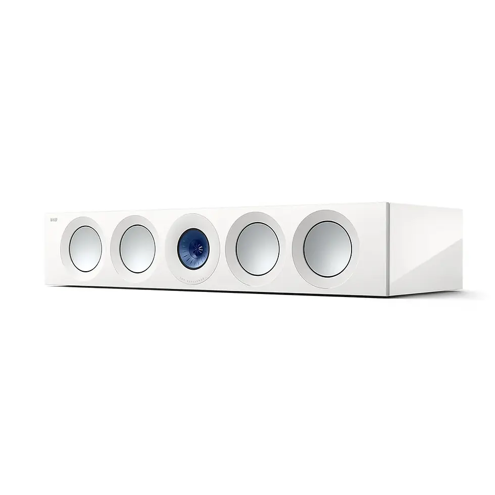 KEF Reference 4c Meta centralni Hi-Fi zvočnik Visoki sijaj bela / Modra