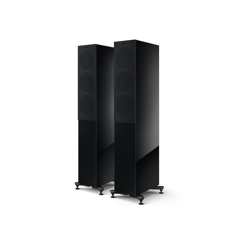 KEF R5 Meta samostoječi Hi-Fi zvočniki črni