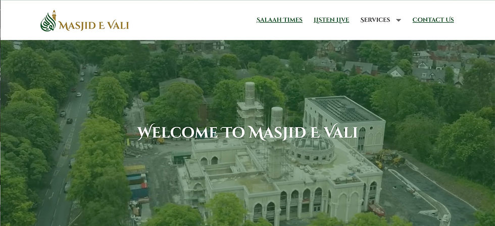 MOSQUE walk - Masjid e Vali Blackburn 12 :45pm