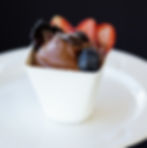 Verrines de mousse au chocolat