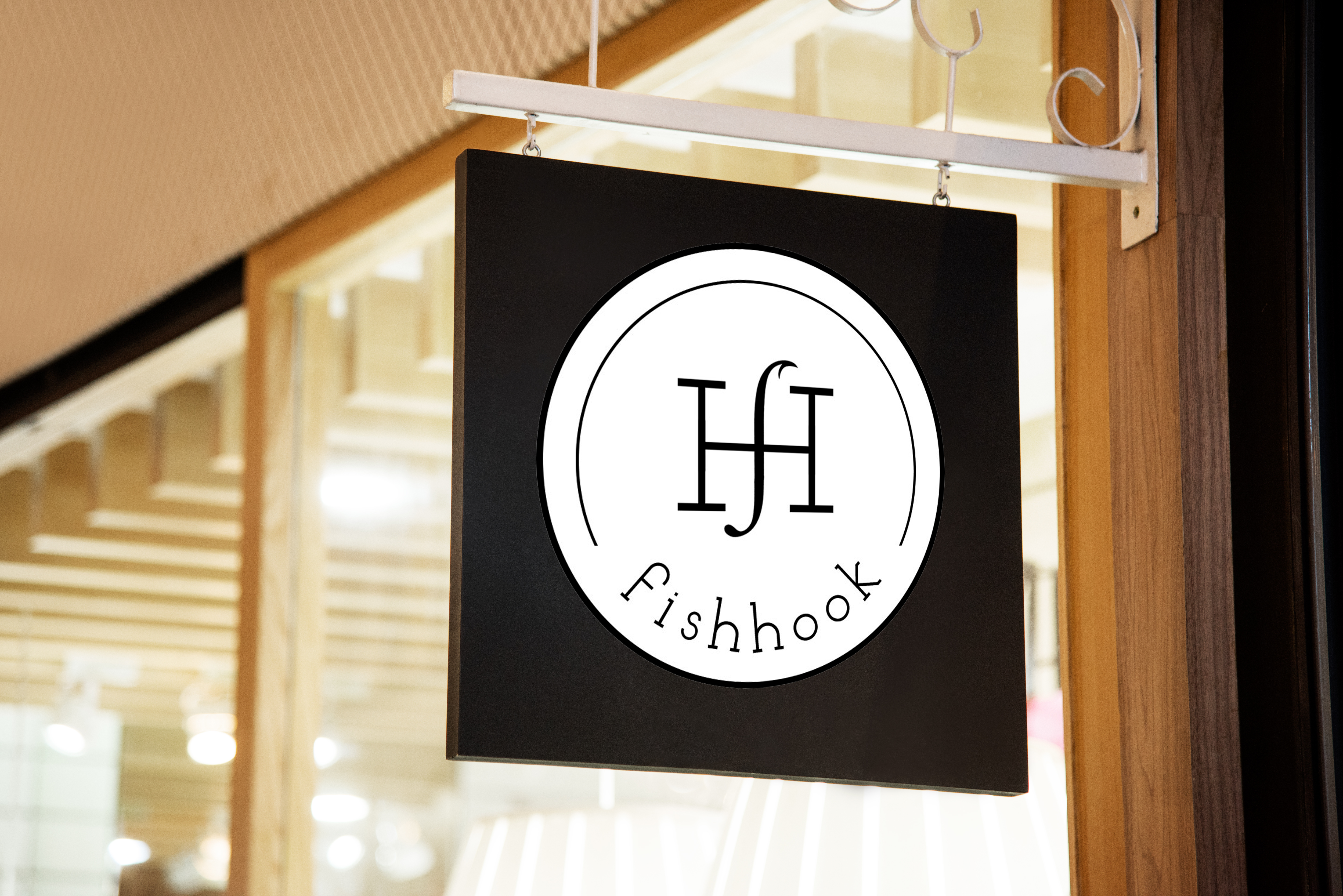 Fishhook Logo Design