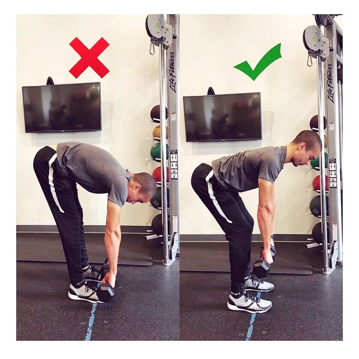 Bad hip movement equals low back pain