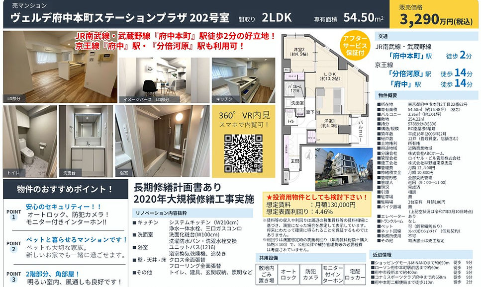 ヴェルデ府中本町ステーションプラザ202.