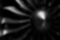 Modern turbofan engine. close up of turbojet of aircraft on black background. blades of th