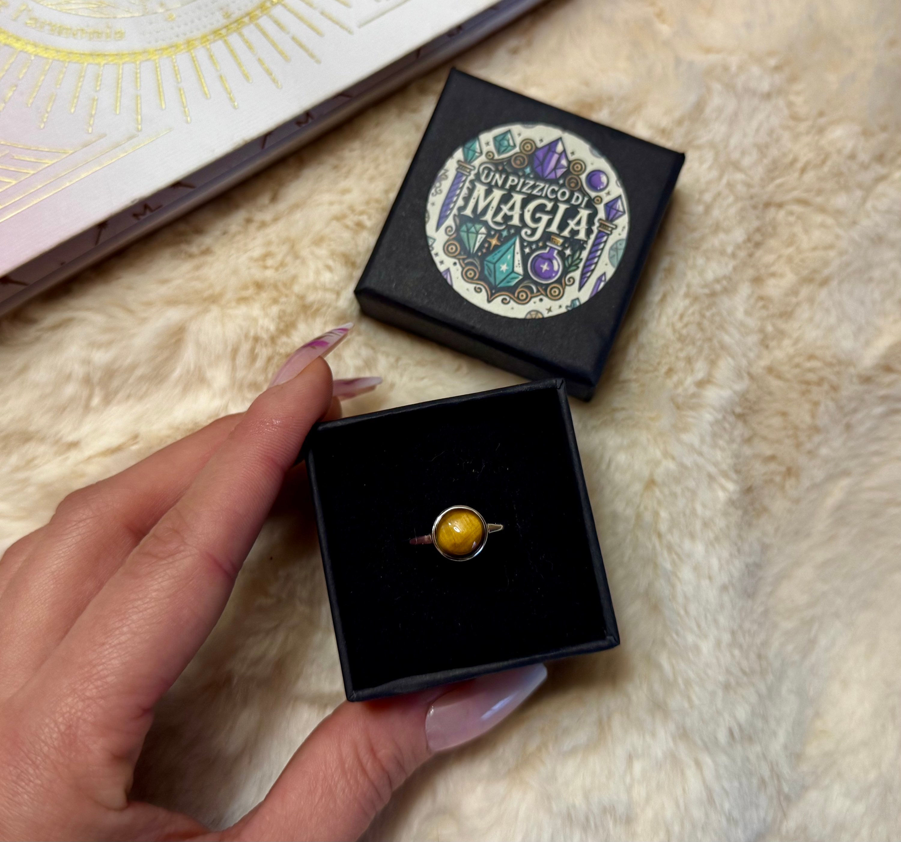 Anello occhio di tigre