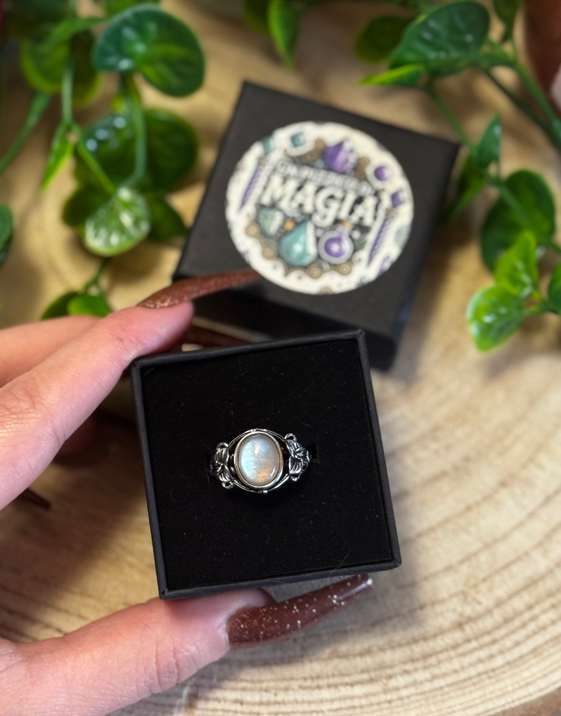 Anello labradorite