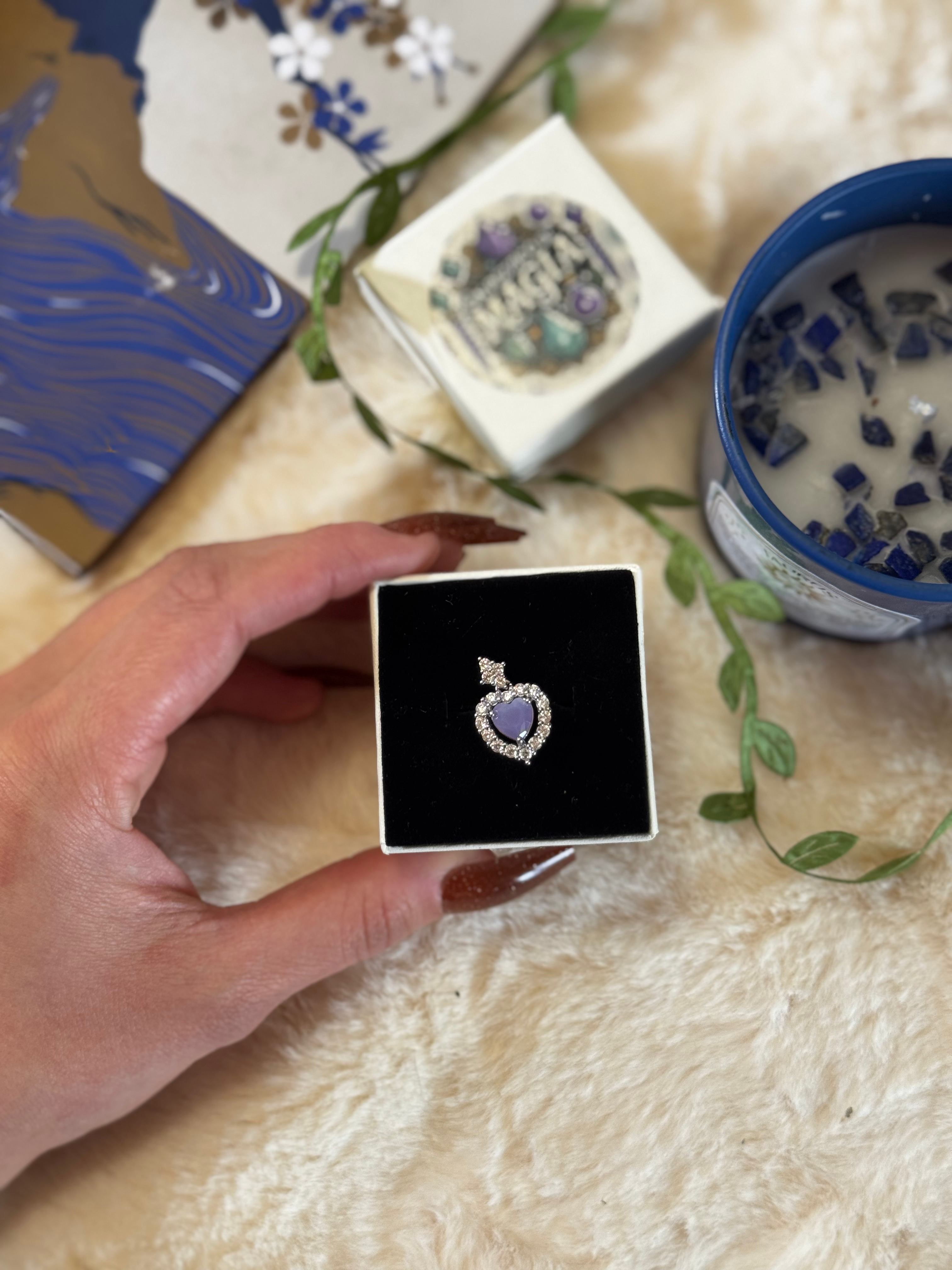 Ciondolo Moon Lavender