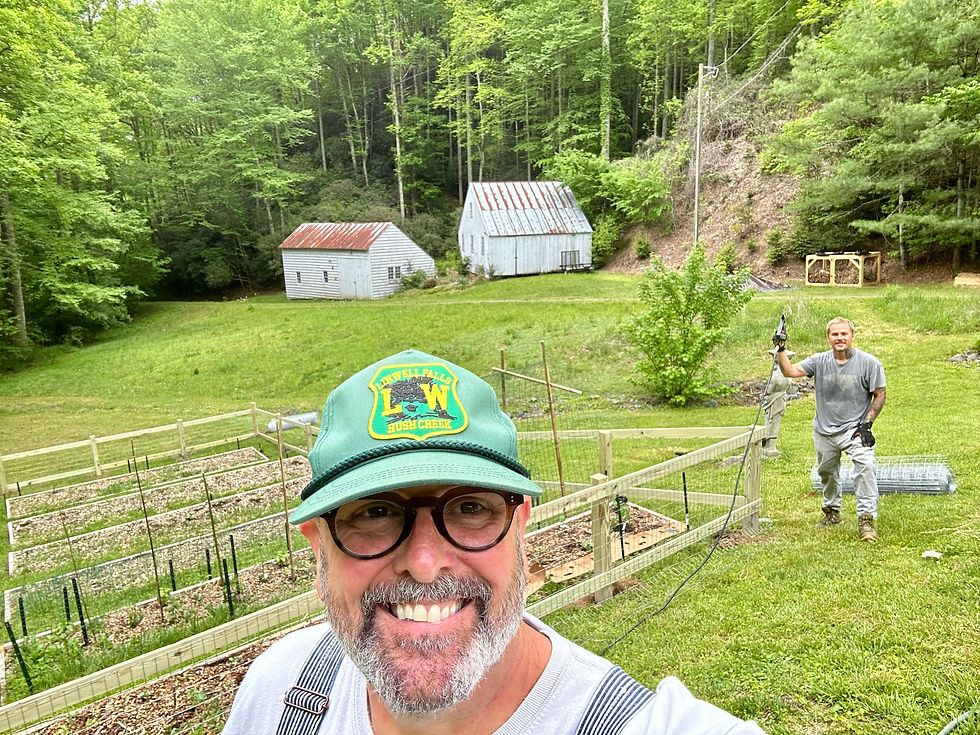 joey and Scott Linwell falls the linwells garden gardening permaculture
