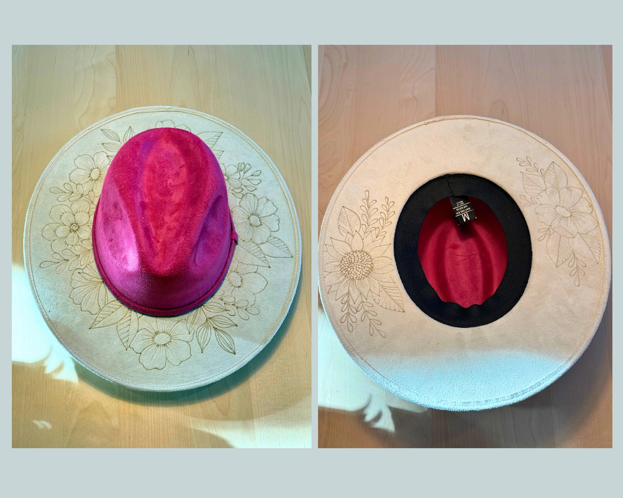 Two Toned Fedora (Fuisha and White) #2