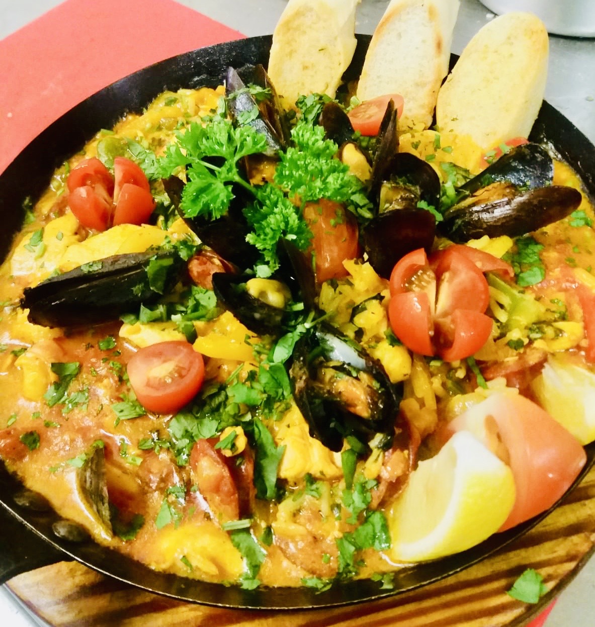 Arranged Food and Objects