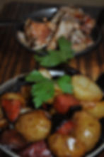 CHORIZO AND NEW POTATOES