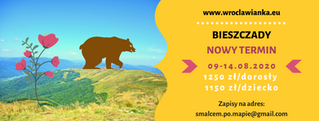 Bieszczady dla całej rodziny > 09-14.08.2020