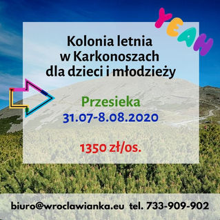 Kolonia letnia w Karkonoszach