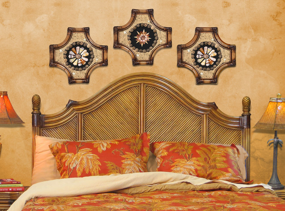 Thumbnail: Finished Art - Shell Design in 17"X17" Wall Decor Frame (WDF-15-A/B-SD-533)