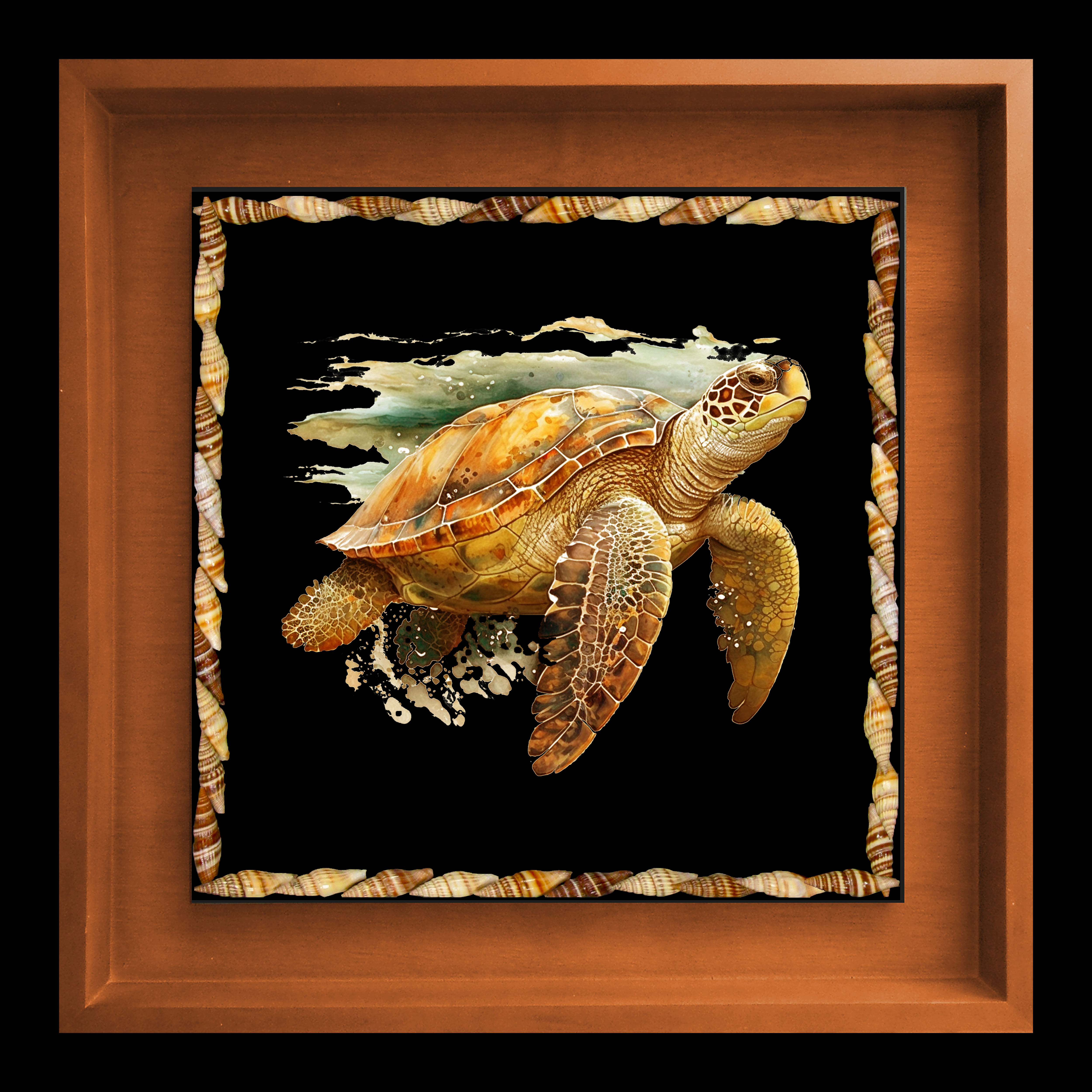 DIY SHELL KIT ON 16.5X16.5 SB FRAME BROWN (SB-602/DIY-SD-1620)